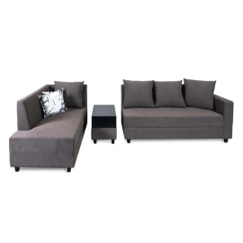 Jordan RHS Sectional Sofa In Grey Colour