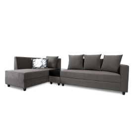 Jordan RHS Sectional Sofa In Grey Colour